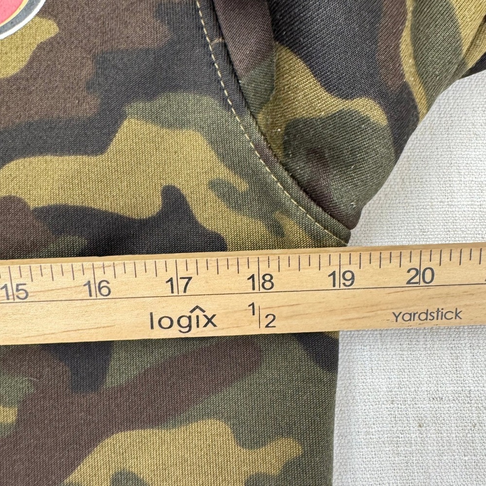 NFL Team Apparel Youths XL 18-20 San Francisco 49ers Camo Hoodie Camouflage - Picture 5 of 9